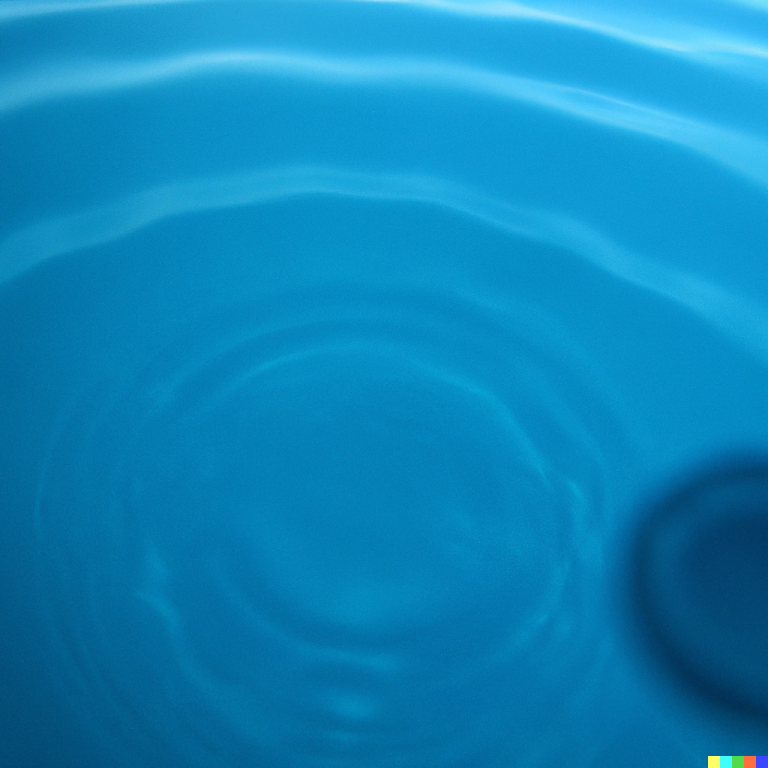 DALL·E 2023-03-14 16.03.02 - plano directo y cercano en la cristalera de un tanque controlado de agua de la forma de una pequeña ondulación en la superficie del agua, con color pr